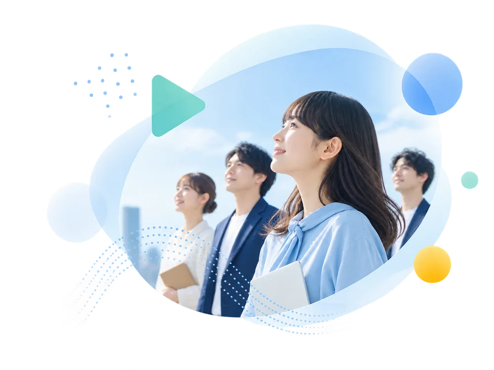 前を向いて並ぶメタノリアのメンバー